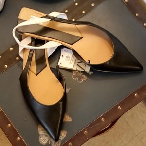Zara flat shoes